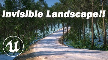 Invisible Landscape in Unreal Engine 5! (fixed)