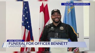 Funeral held for fallen DC police officer in Landover