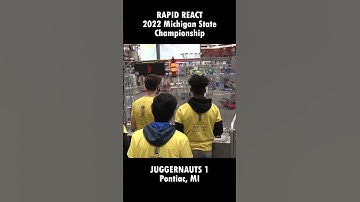 The Juggernauts 1 #michigan #state #championship #2022 #rapidreact #robotics #highschool #first