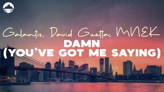 Galantis, David Guetta, MNEK - Damn (You've Got Me Saying) | Lyrics Resimi