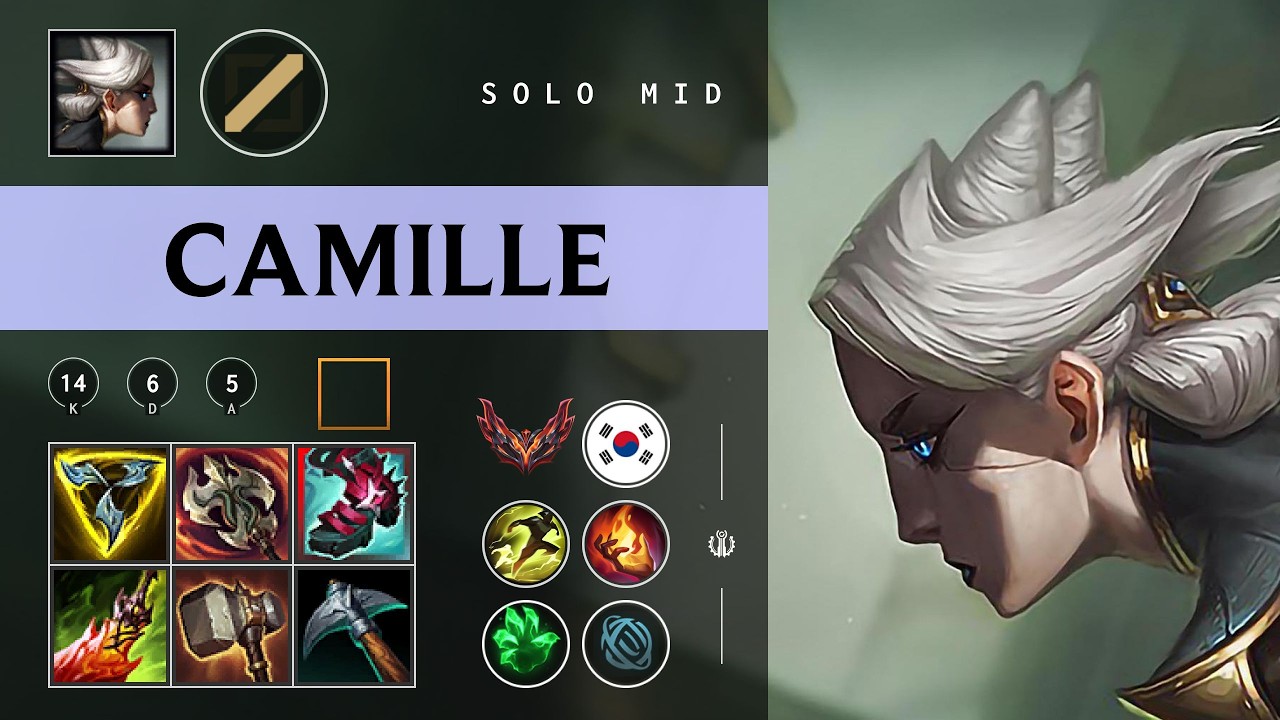 Камилла на миду против Зеда - патч 26.02 для корейского Грандмастера