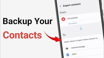 How to backup contacts on samsung phone | Contact number backup