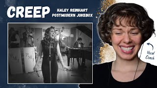 Vocal Coach Reacts (FINALLY!) to Postmodern Jukebox ft. Haley Reinhart - Creep (Radiohead Cover)