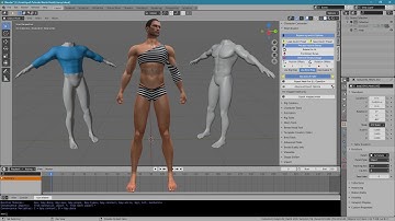 Bento Buddy - Making a shirt for Belleza Jake then skinning and upload to Second Life