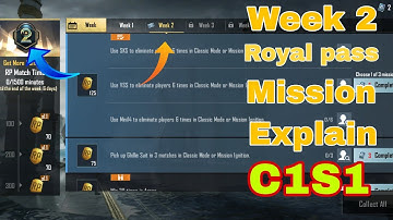 CISI Month 2 Royal pass mission week 2 Explained || Royal pass mission explain season 2