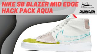 Nike SB Blazer Mid Edge Hack Pack Aqua - CI3833-101 - @sneakersadm - #nikesb #nikeblazer #blazermid