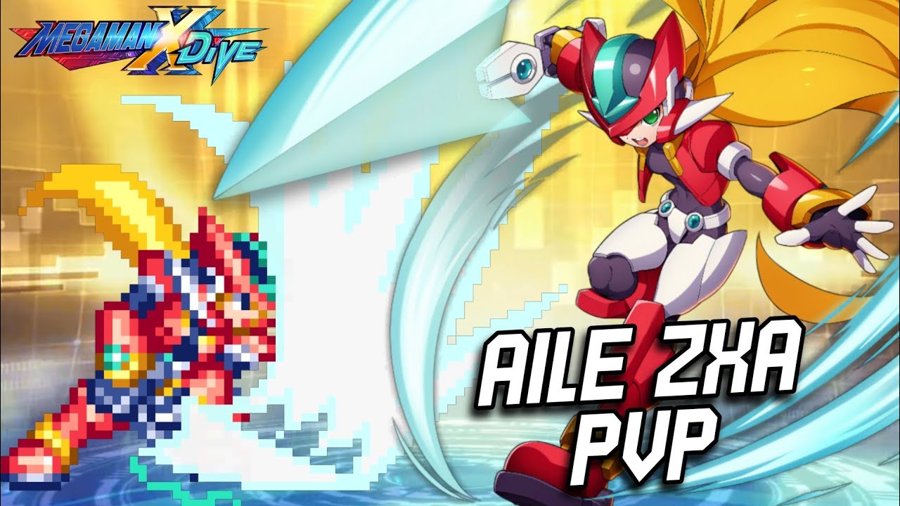 Mega Man X Dive Aile ZXA PVP: Se alguém comentar que a gameplay tá