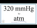 Conversion of Millimeters of Mercury