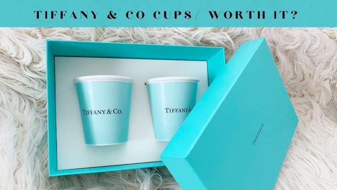 Shop Tiffany Blue Colored Paper Cups in Bone China