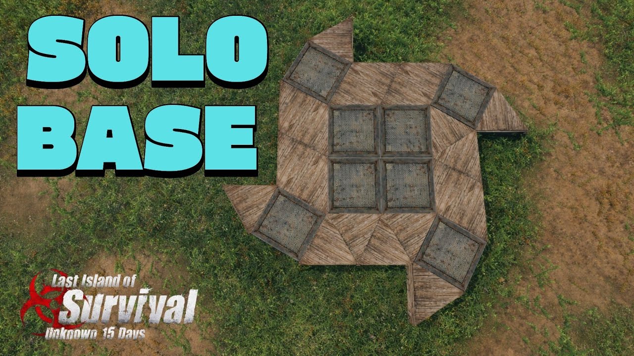 SOLO BASE DESIGN in Last island of survival || Base Design 
