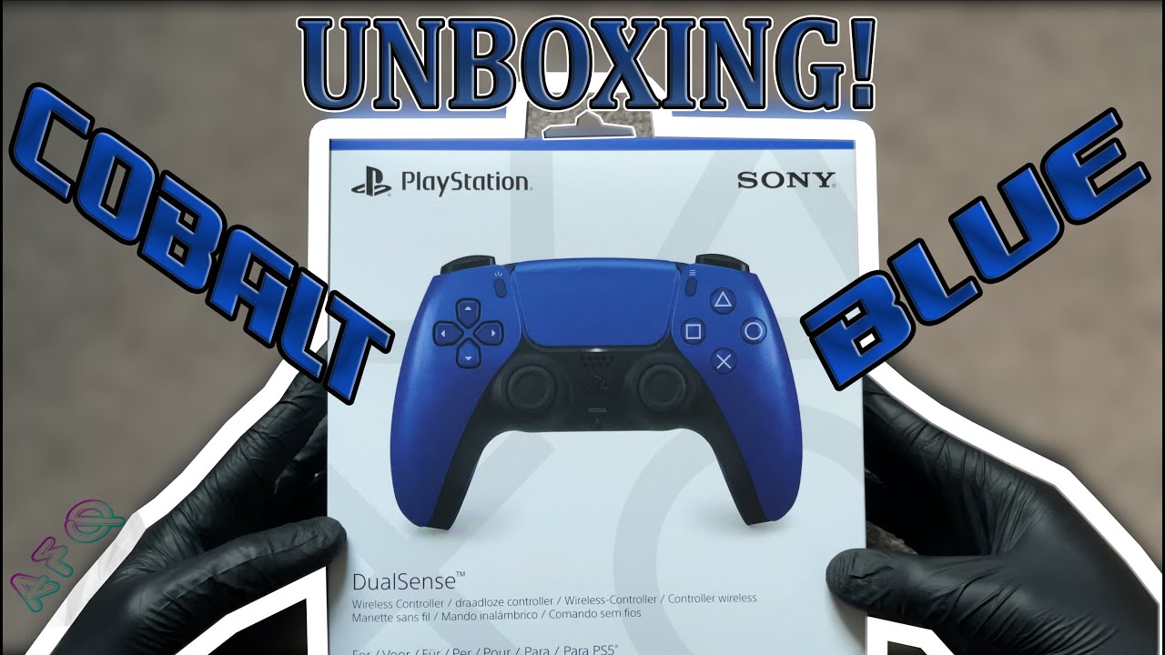 HD Unboxing manette PS5 bleue! Starlight Blue PS5 controller