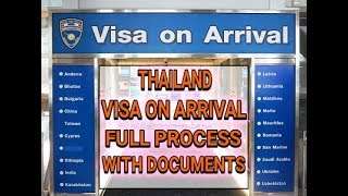 THAILAND VISA ON ARRIVAL FULL PROCESS FOR INDIANS IN HINDI AND URDU ::