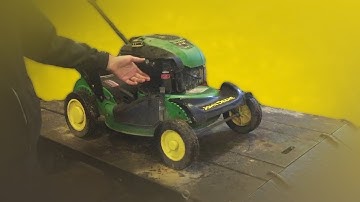 John Deere Lawn mower carburetor cleaning