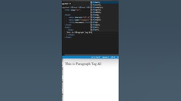 Entities Tag in HTML part-1 #coding #shots #learning #html #frontendcourse #webdevelopment