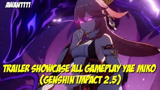Trailer Showcase All Game play Yae Miko (Genshin Impact) #genshinimpact  #Yaemiko
