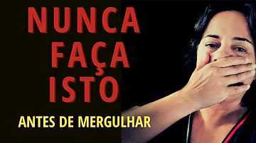 Pode comer antes de mergulhar?
