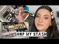 SHOP MY STASH | Discovering Old & New Favourites | How To Shop Your Makeup Stash