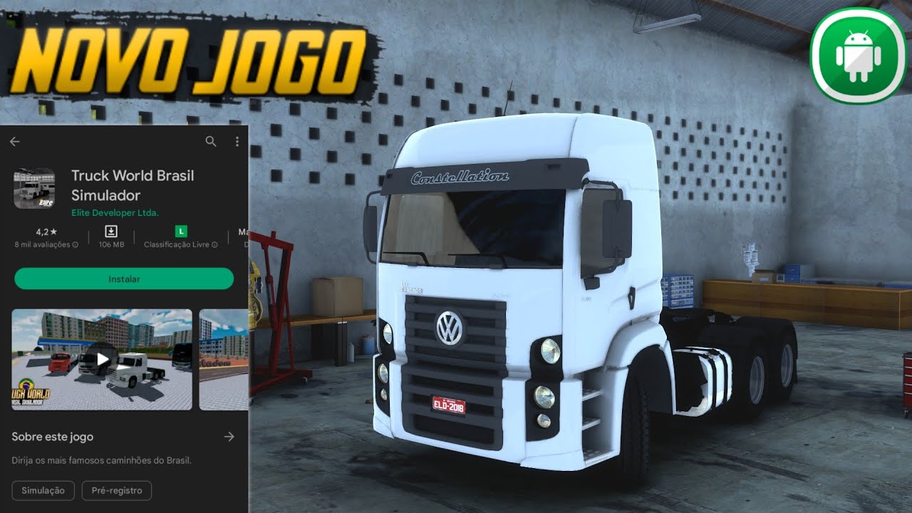 Brasil Truck Simulator (ANDROID) - Jogo Brasileiro de Caminhões em