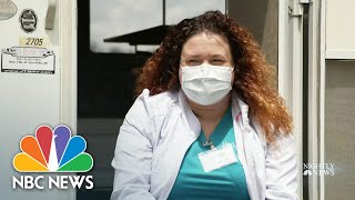 Heartwarming Mother’s Day Surprises For Nurses Isolated Away From Family | NBC Nightly News