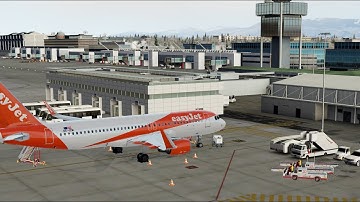 P3D V5.2 EDDB-LSGG-LFPO Virtual EasyJet FSLabs A320-SL [VATSIM]