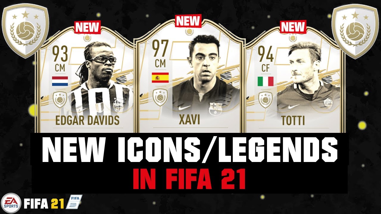 FIFA 21 | NEW ICONS IN FIFA 21! 😳🔥 ft. Xavi, Edgar Davids, Totti... etc