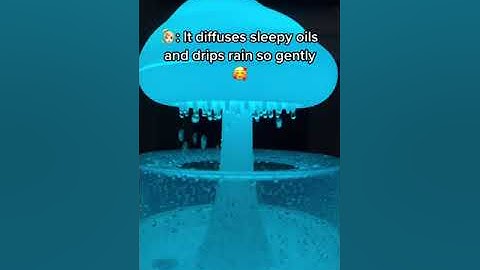 He’s just grumpy because he didn’t sleep #clouddiffuser #cloudhumidifier #asmr #sleep #shorts