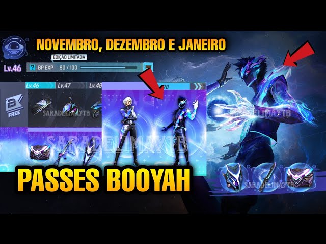 Free Fire  Itens do Passe Booyah de outubro revelados; Confira!