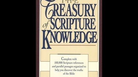 Instruction on how to use the Treasury of Scripture Knowledge Bible Cross Reference Resource