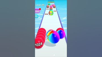 BALL RUN 2048 LEVEL 85 😶 #shorts #android #ios #gaming #gameplay #ballrun2048