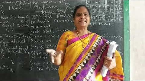 The woman on platform 8 classroom explanation class 8 unit 1 supplementary @brinda1764