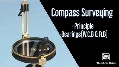 Unit-3:Compass surveying |Part-1|Theory