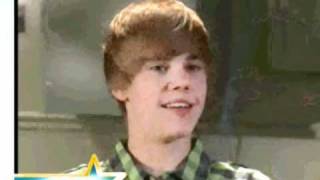 Justin Bieber Discusses 'Glee' & ELLE Kardashian Photo Shoot.wmv