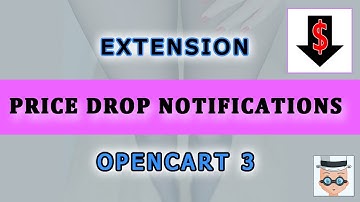 Price Drop Notifications extension for Opencart 3