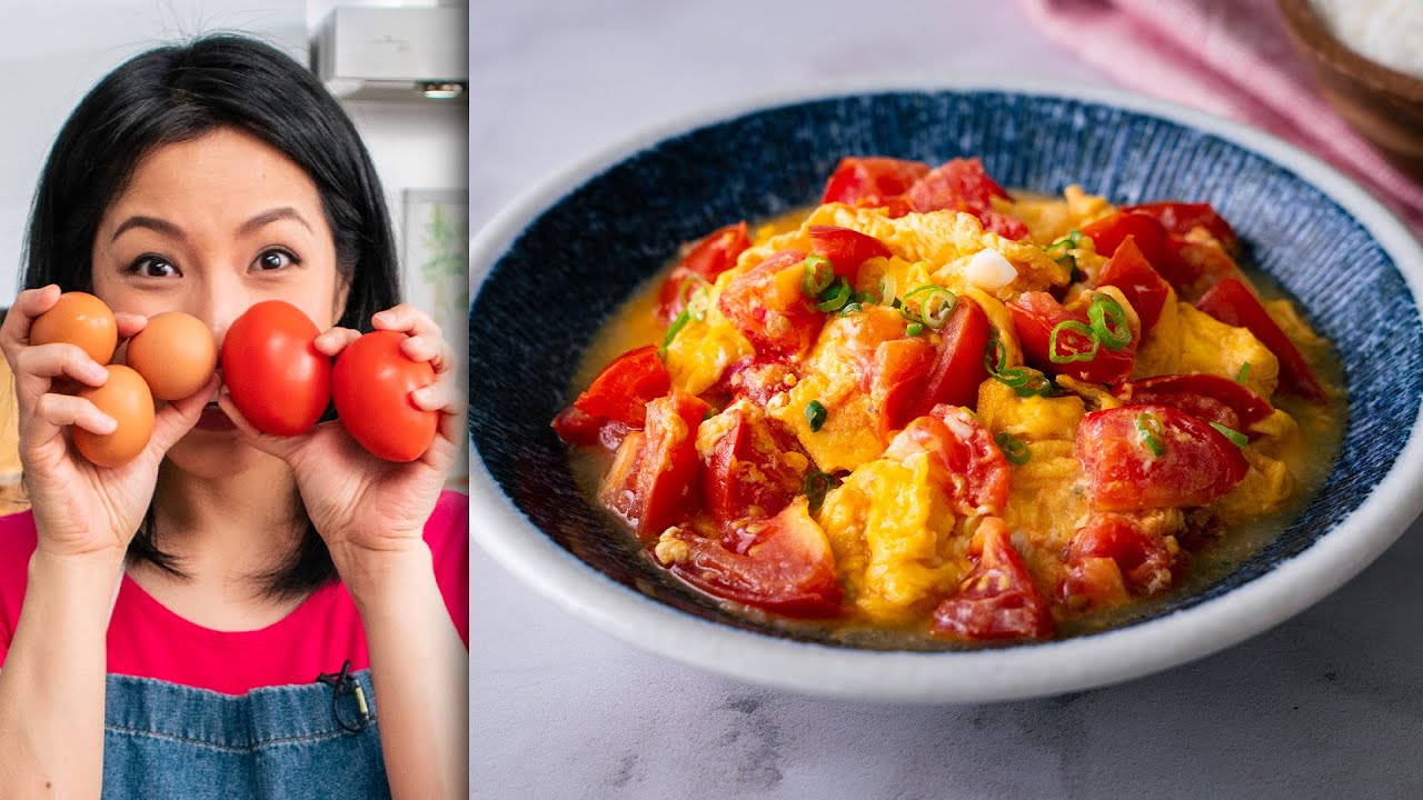 ⁣The Secret Technique to JUICY Tomato Eggs 番茄炒蛋