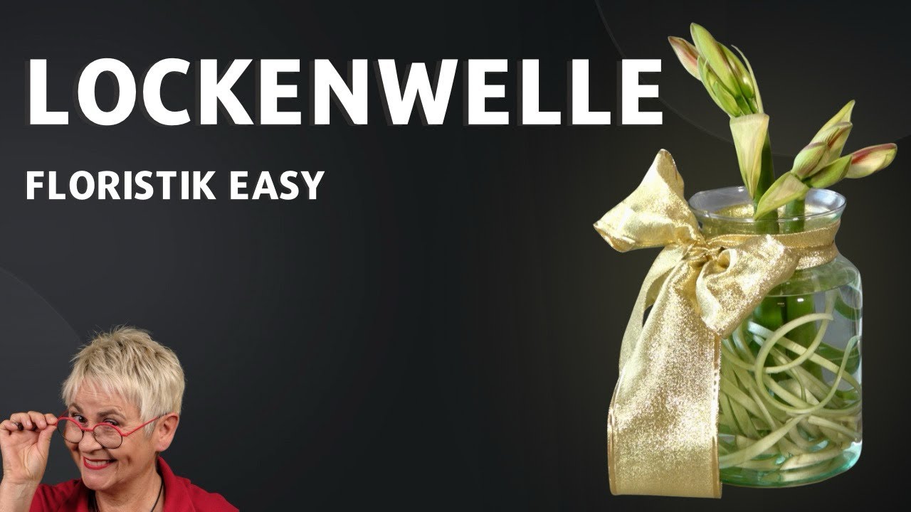 LOCKENWELLE - Amaryllis mal anders | Floristik easy