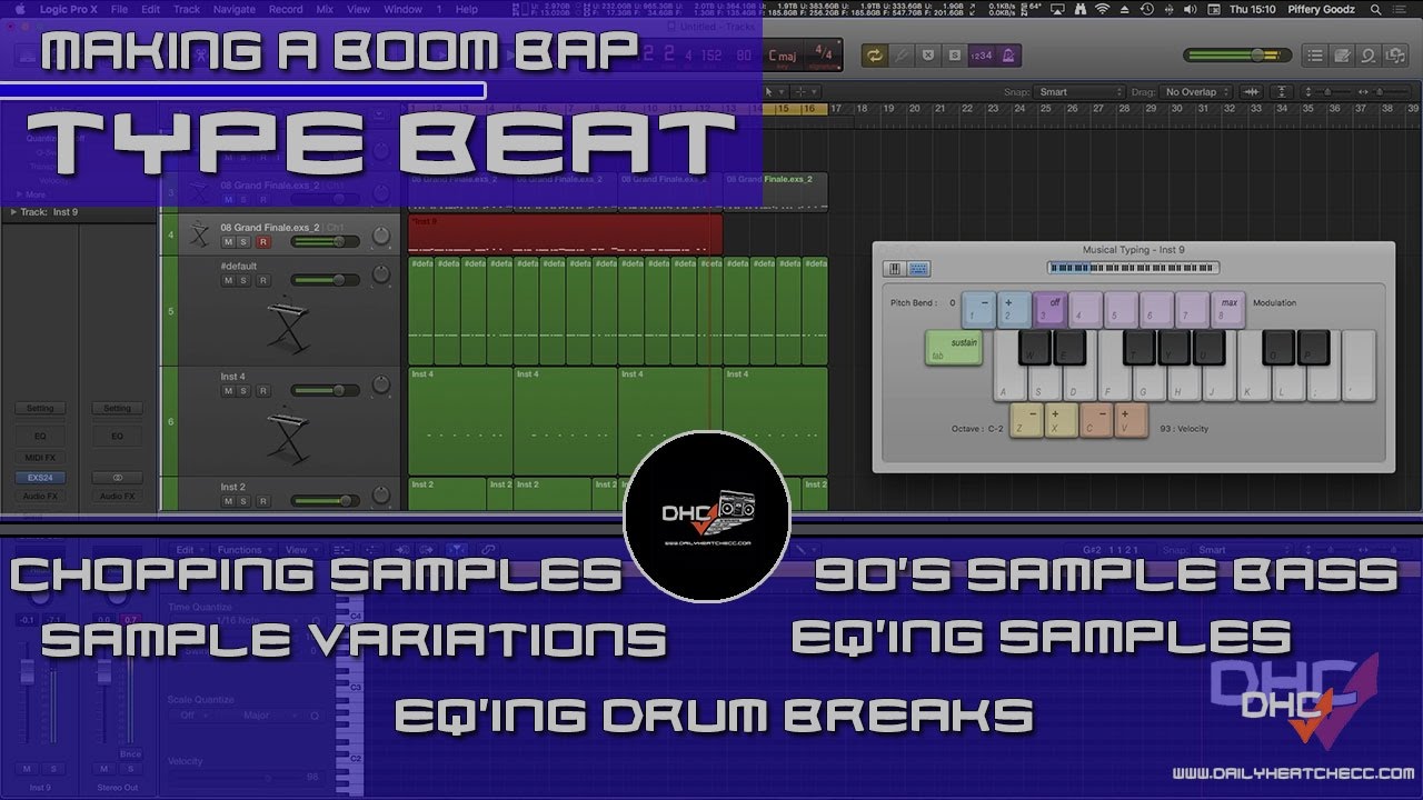 ➢ Chopping Samples: Making A Boom Bap Beat In Logic Pro X DailyHeatChecc ➢ Chopping Samples: Making A Boom Bap Beat In Logic Pro X DailyHeatChecc