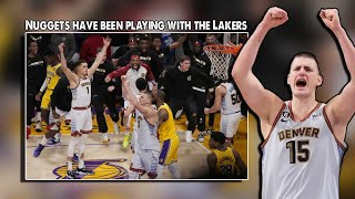 The Nuggets have been playing with the Lakers |  NBA Finals