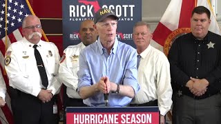 Sen. Rick Scott addresses hurricane readiness amid concerns over FEMA cuts