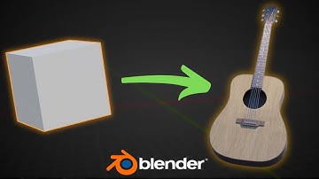 Model a Guitar in Blender in 1 Minute!