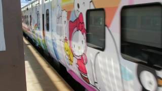 20160626 台鐵426次TEMU1000型太魯閣自強號玉里站開車(HelloKitty彩繪)