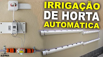 Como funciona irrigação automática?