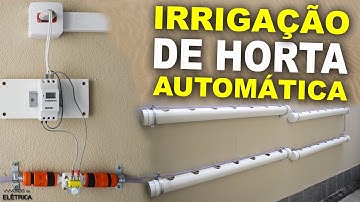 Sistema AUTOMÁTICO de IRRIGAÇÃO CASEIRO fácil de fazer