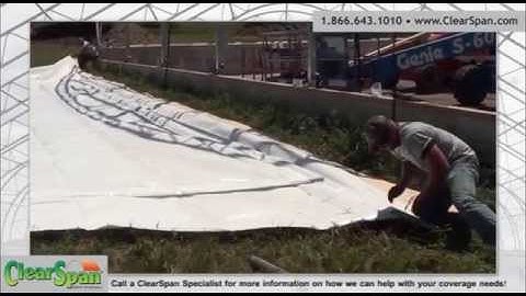 ClearSpan Fabric Building Tips: Installing End Panels - Part 1