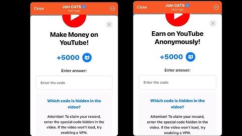 Make Money on YouTube! Cats Code | Earn on YouTube Anonymously | 23 November Cats All Video Codes