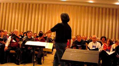 URJ Biennial Choir rehearses "Ma Tovu," 12/14/2011