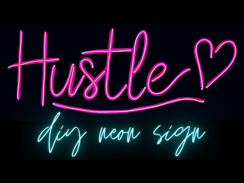 How To Make a DIY Neon Sign / Custom Light Up Sign Tutorial