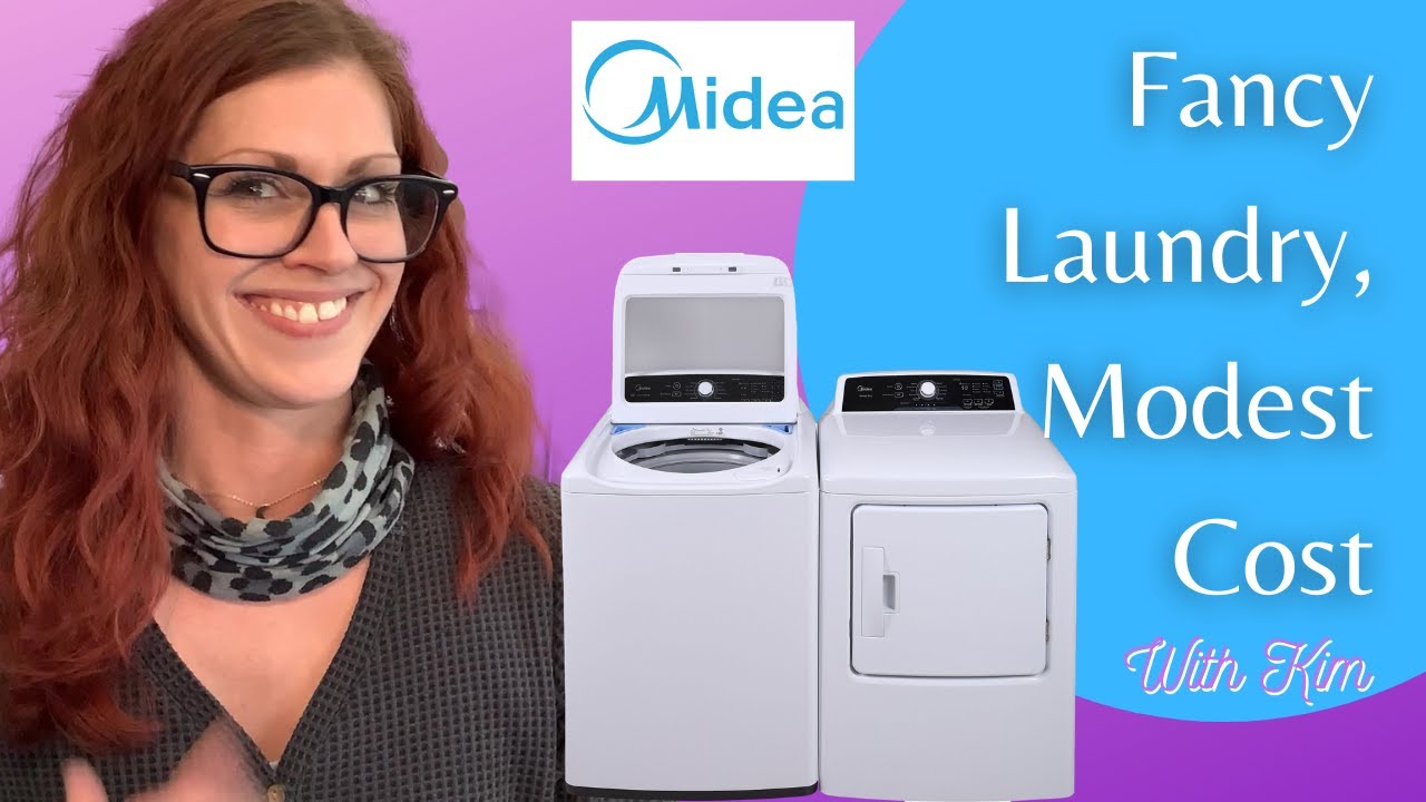 Optimize your laundry without breaking the bank! Midea Washer and Dryer