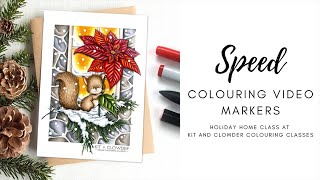Copic Speed Colouring - Holiday Home Class
