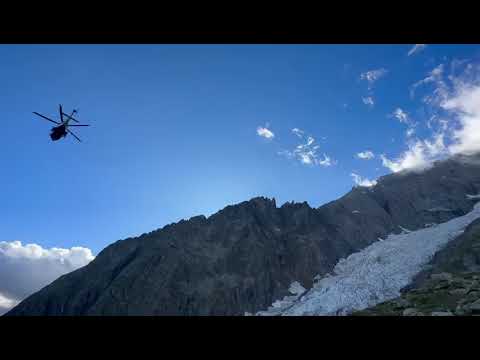 Due tedeschi stanchi sull’Aiguille Noire: salvati dal Soccorso alpino valdostano