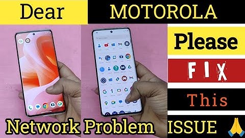Dear Motorola  !  Please fix this issue 🙏 | Moto edge 40 neo Network issue after android 15 update 